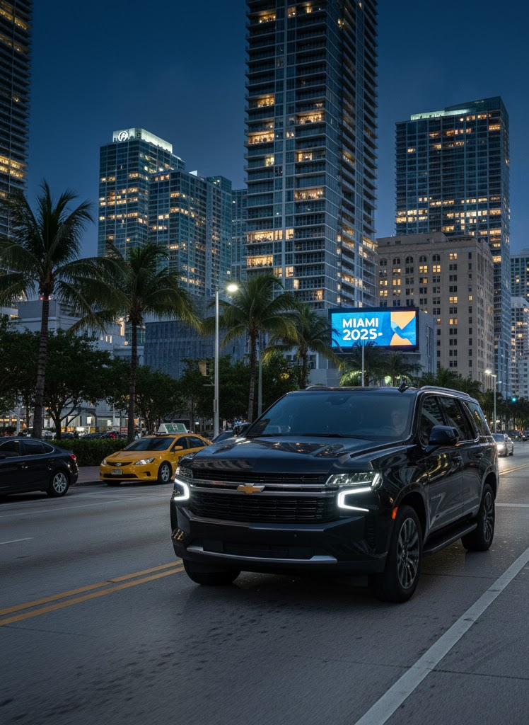 2025 Black Suburban Exterior View